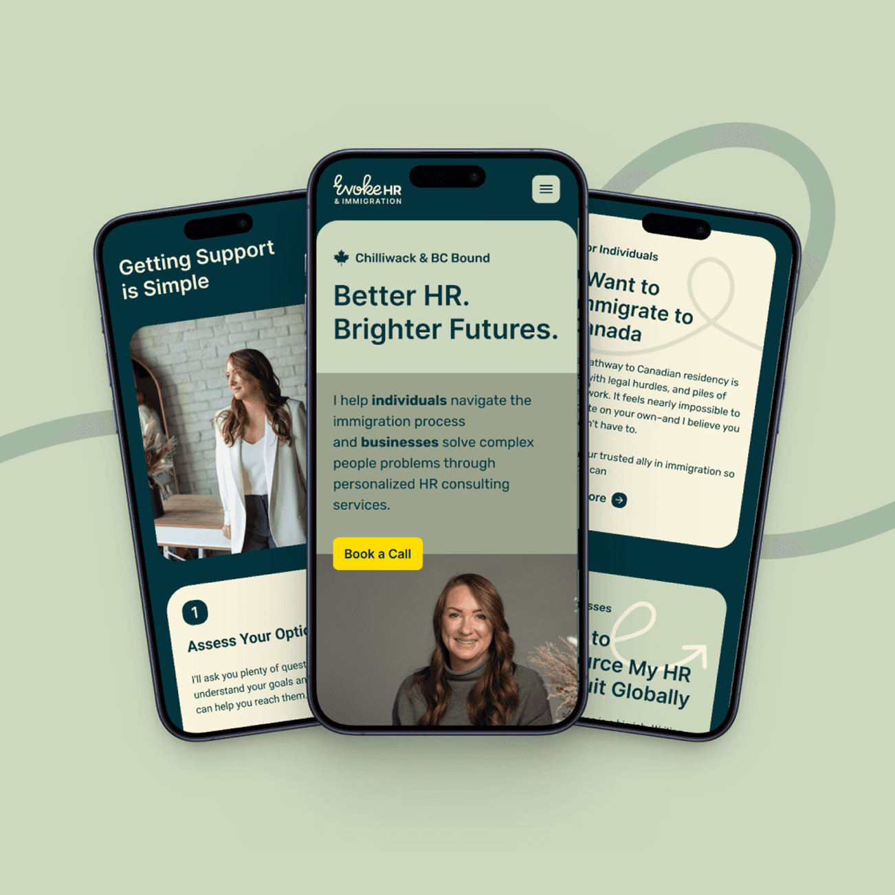 Pet training website design on a tablet